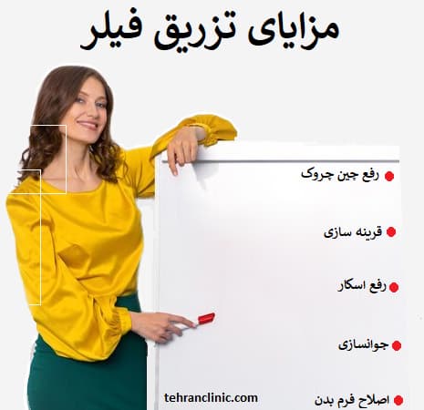 مزایای تزریق فیلر