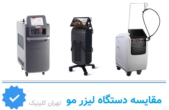 مقایسه لیزر مو زائد