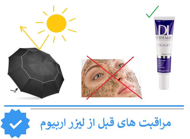 مراقبت‌های لیزر اربیوم 